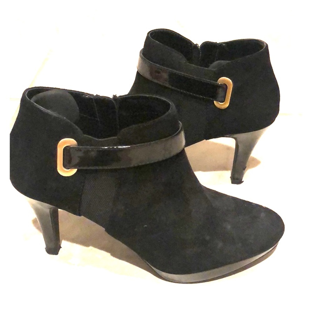 Bandolini Black Velvet Boots